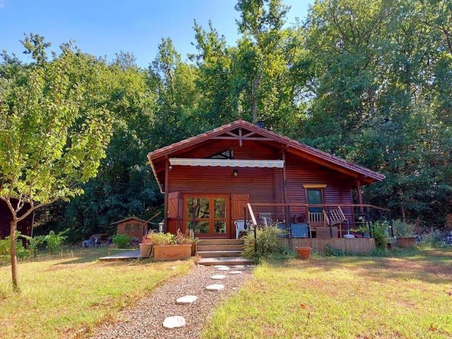Chalet Au Milieu De La Foret Avec Lac A Proximite Layrac المظهر الخارجي الصورة